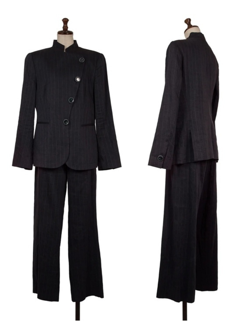NWT Giorgio Armani Silk Blend Pinstripe Suit
